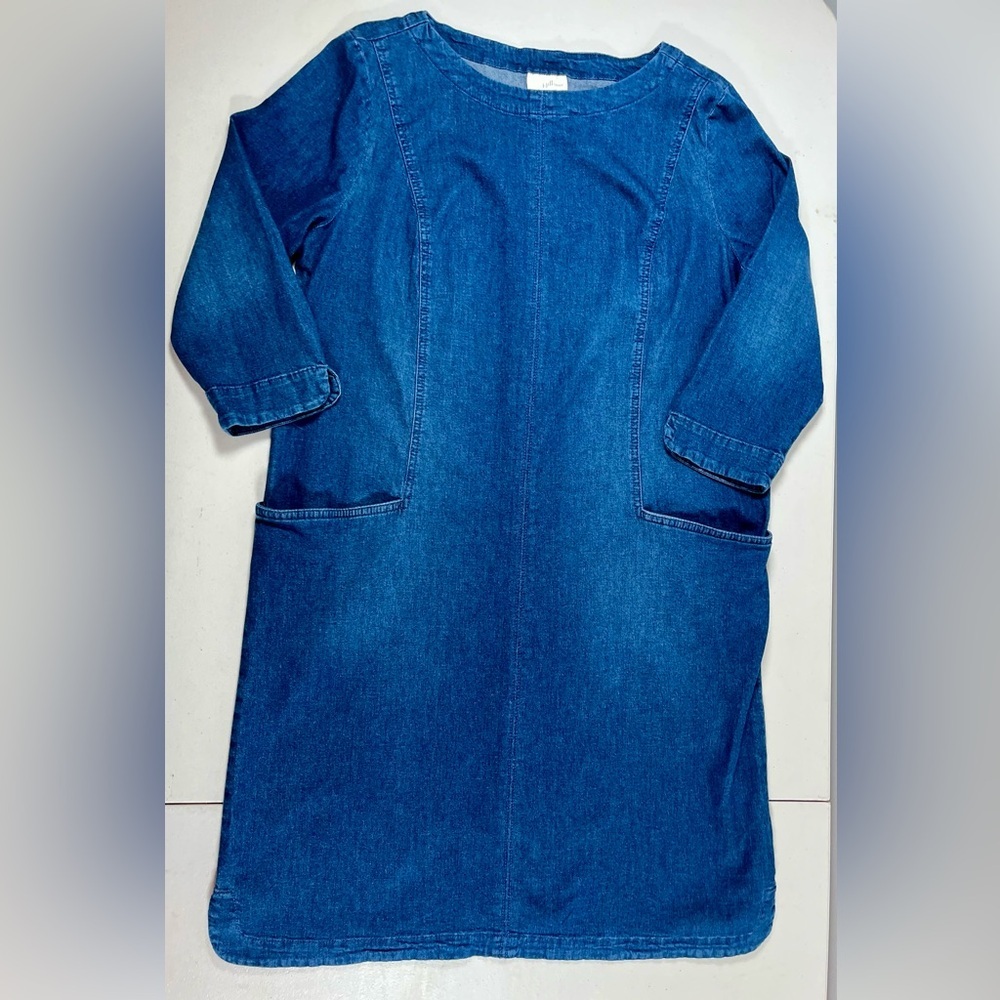 J. Jill Blue Denim Dress - Picture 5 of 16